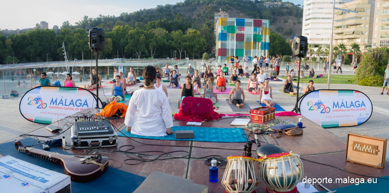 Yoga Deporte en Feria. Gracias por vuestra participación. Fotos @ssmarrero